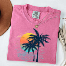 Retro Tropical Sunset T-Shirt