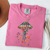 Floral Jellyfish T-Shirt