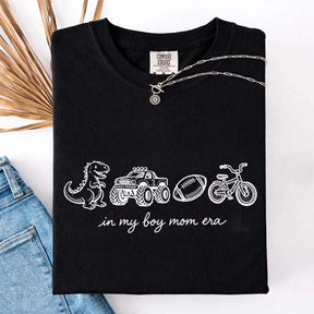 In My Boy Mom Era Football Monster Truck T-Shirt