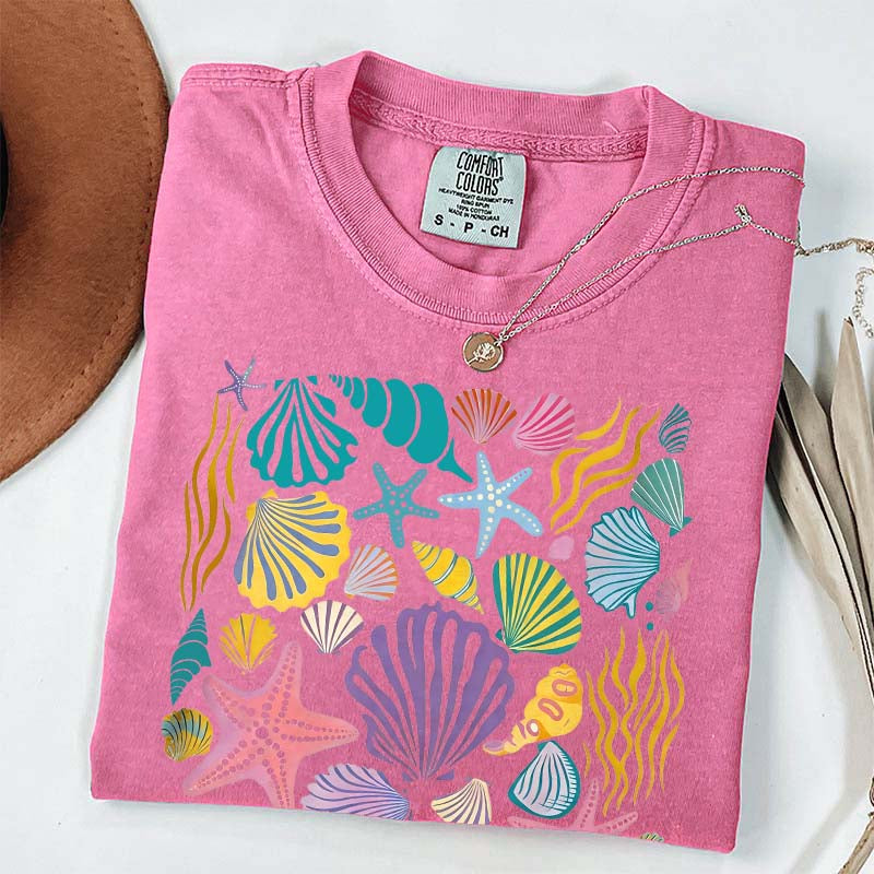 Vintage Seashells Ocean T-Shirt