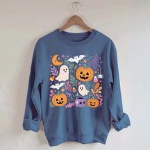 Floral Halloween Fall Spooky Season Sweatshirt