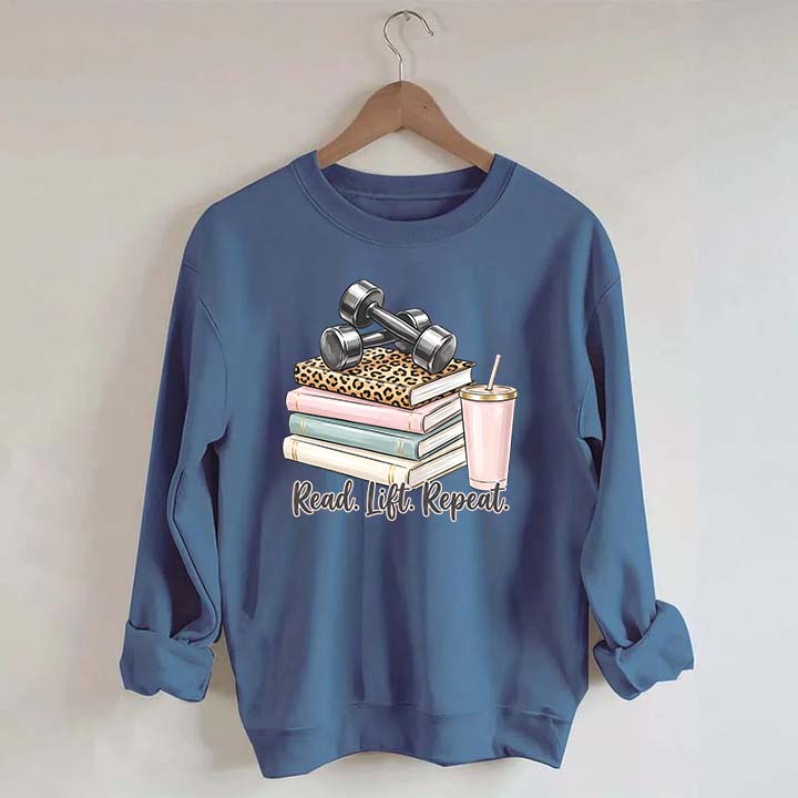 Read Lift Repeat Sweatshirt
