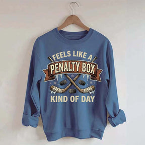 Funny Hockey Mom Festive Sports Sweatshirt