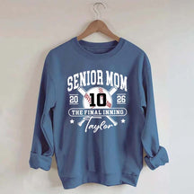 Custom Senior Baseball Mom 2026 Sweatshirt