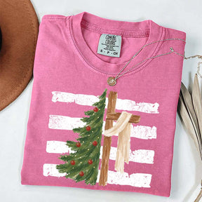 Christmas Tree Cross Faith T-Shirt