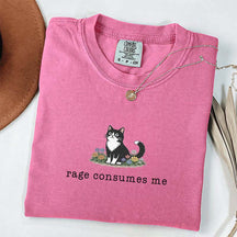 Funny Cat Meme Rage Consumes Me T-Shirt