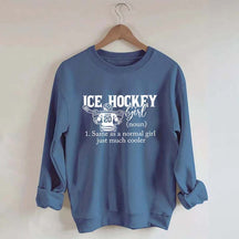Personalized Hockey Girl Sweatshirt