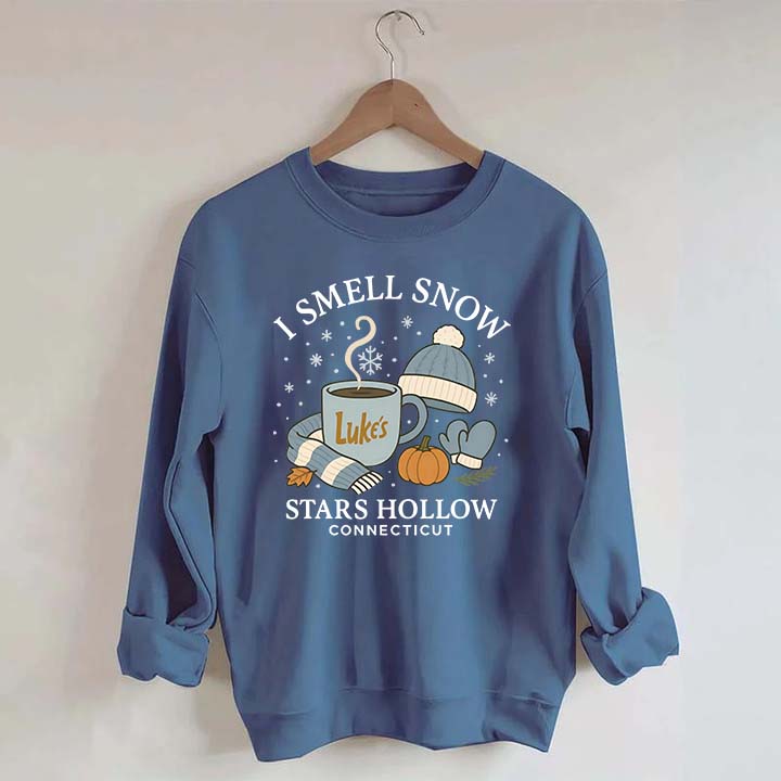 I Smell Snow Stars Hollow Sweatshirt
