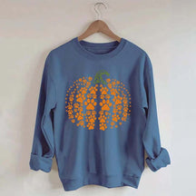 Paw Pumpkin Halloween Dog Sweatshirt