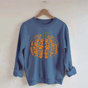 Paw Pumpkin Halloween Dog Sweatshirt