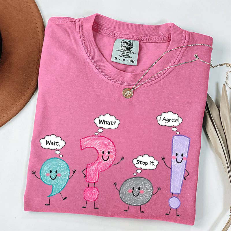 Punctuation English Teacher T-Shirt