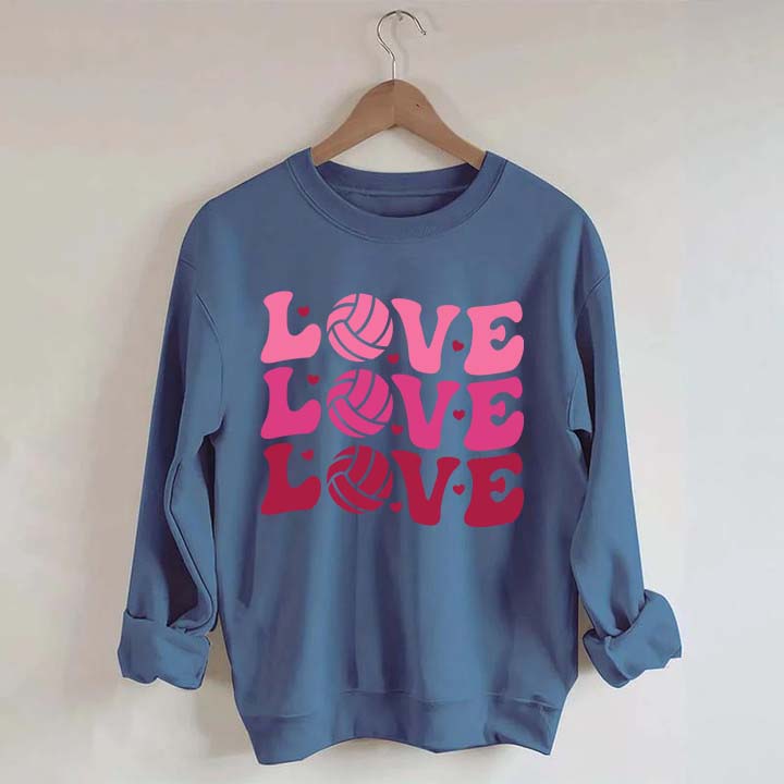 Volleyball Valentine's Day Sweatshirt