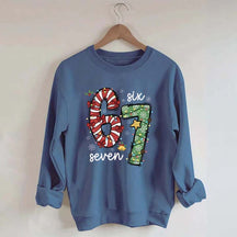 67 Christmas Lights Red Green Xmas Sweatshirt