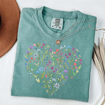 Wildflower Heart Graphic T-Shirt