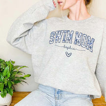 Custom Swim Mom Sweatshirt