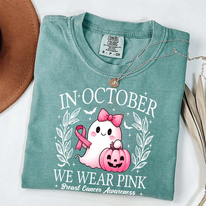 In October We Wear Pink Ghost T-Shirt