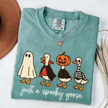 Cute Just a Spooky Goose Halloween T-Shirt