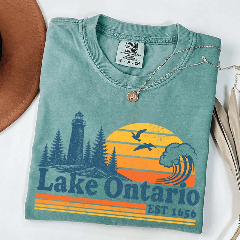 Vintage Lake Ontario Great Lakes T-Shirt