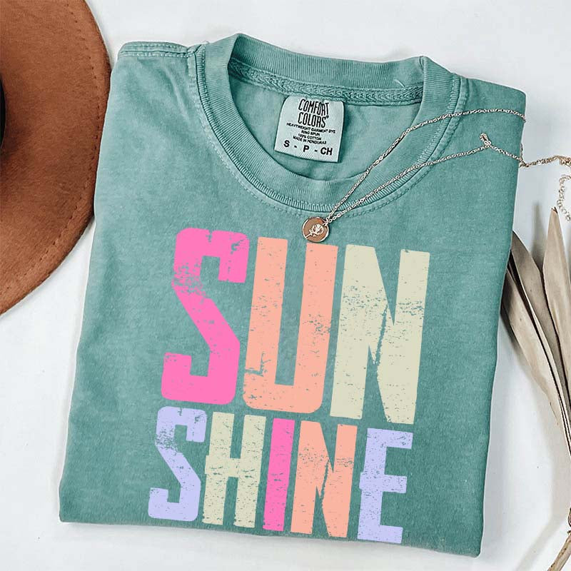 Distressed Beach Mom Sunshine T-Shirt