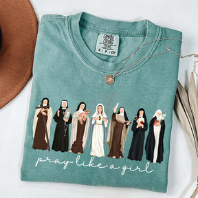 Custom Comfort Colors Catholic Saint T-Shirt