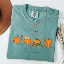 Pumpkins on Their Way to Spice the Latte Graphic T-Shirt