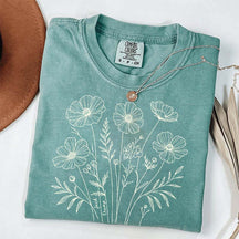 Comfort Color Flowers Lover GIfts T-Shirt