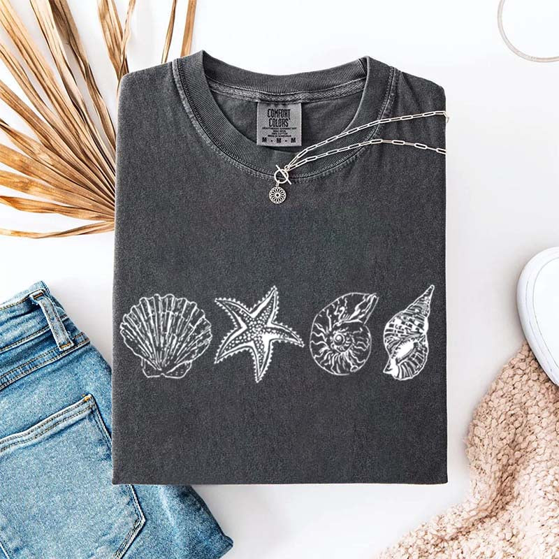 Seashell Coastal Aesthetic T-Shirt