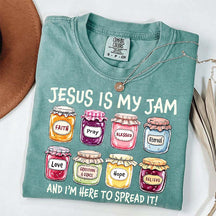 Funny Jesus Is My Jam Religous T-Shirt