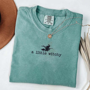 Cute Halloween A Little Witchy T-Shirt