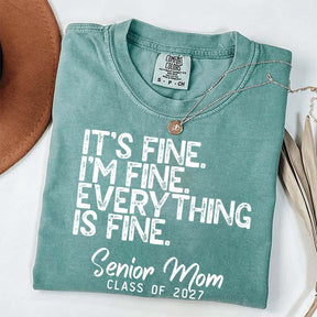 Senior Mom Class of 2027 T-Shirt