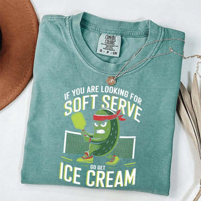 Soft Serve Pickleball Joke T-Shirt