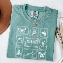 Insect Stamp Vintage Bug Lover T-Shirt