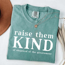 Raise Them Kind Homestead Mom Funny T-Shirt