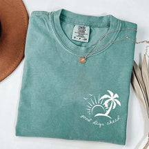 Cute Beach Vacation Summer Minimalist T-Shirt
