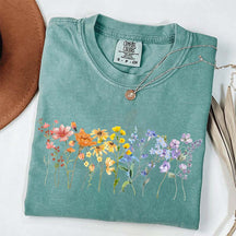 Wildflower LGBT Rainbow Floral T-Shirt