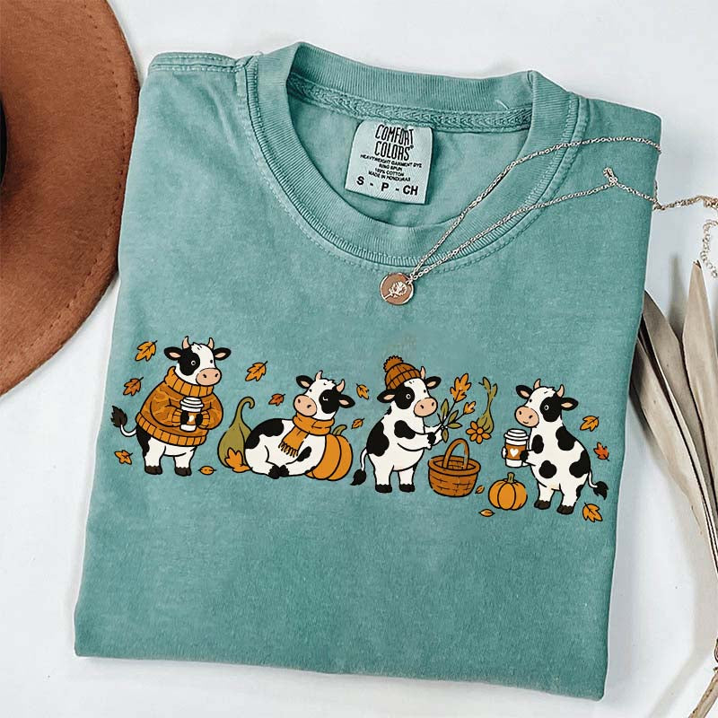 Pumpkin Patch Cozy Season Fall October T-Shirt