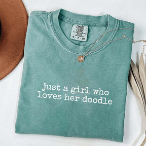 Just A Girl Who Loves Her Doodle T-Shirt