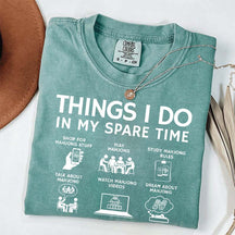 Things I Do in My Spare Time Mahjong Lover T-Shirt
