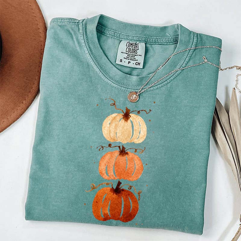 Cute Watercolor Pumpkin T-Shirt