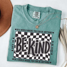 Checkered Be Kind T-Shirt