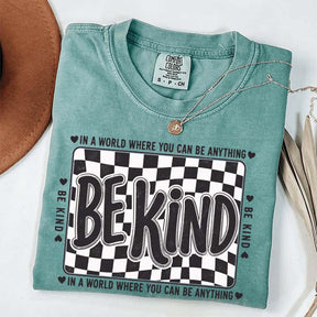 Checkered Be Kind T-Shirt