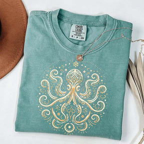 Comfort Colors Quiet Activism Mandala Ocean Lover T-Shirt
