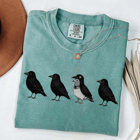Funny Crow Pigeon T-Shirt