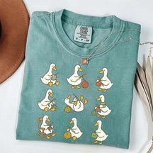 Cute Goose Crocheting T-Shirt