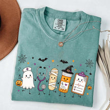 Halloween Nursing Doodle T-Shirt