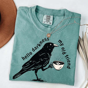 Raven Crow Coffee T-Shirt