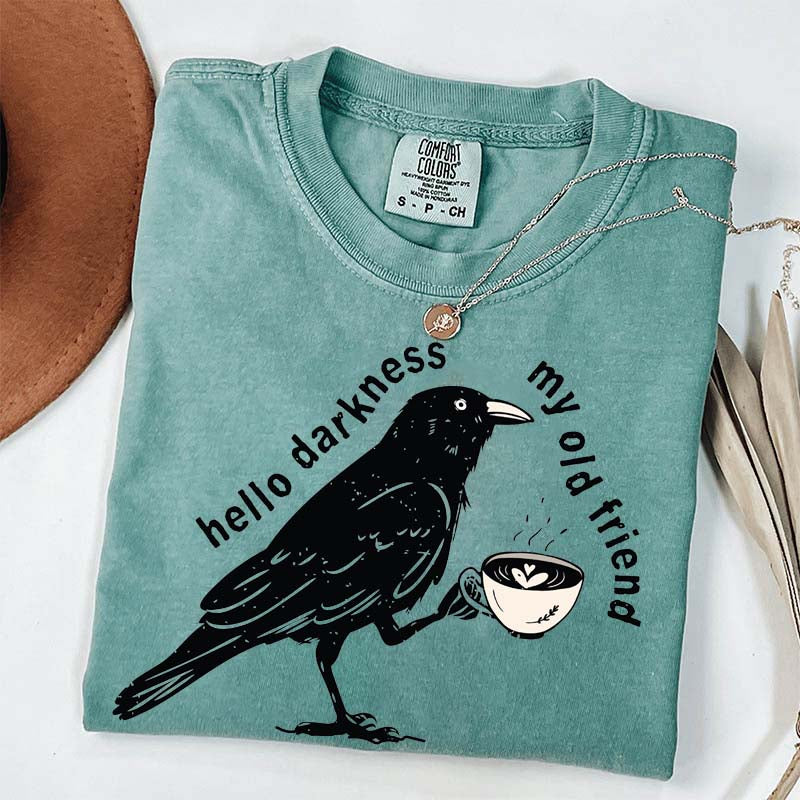 Raven Crow Coffee T-Shirt