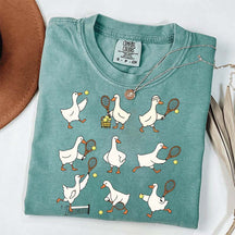 Cute Goose Tennis Sports T-Shirt