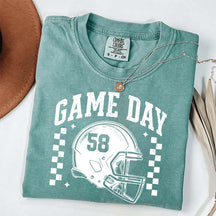 Football Season Game Day Custom Number T-Shirt