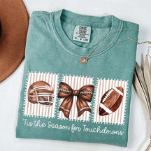 Tis the Season for Touchdowns Football T-Shirt